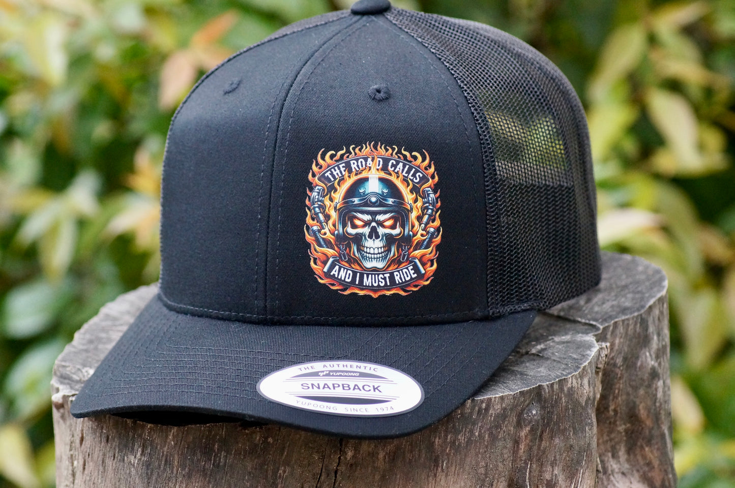 Harley Davidson Custom Theme Vintage Hat Adjustable Black