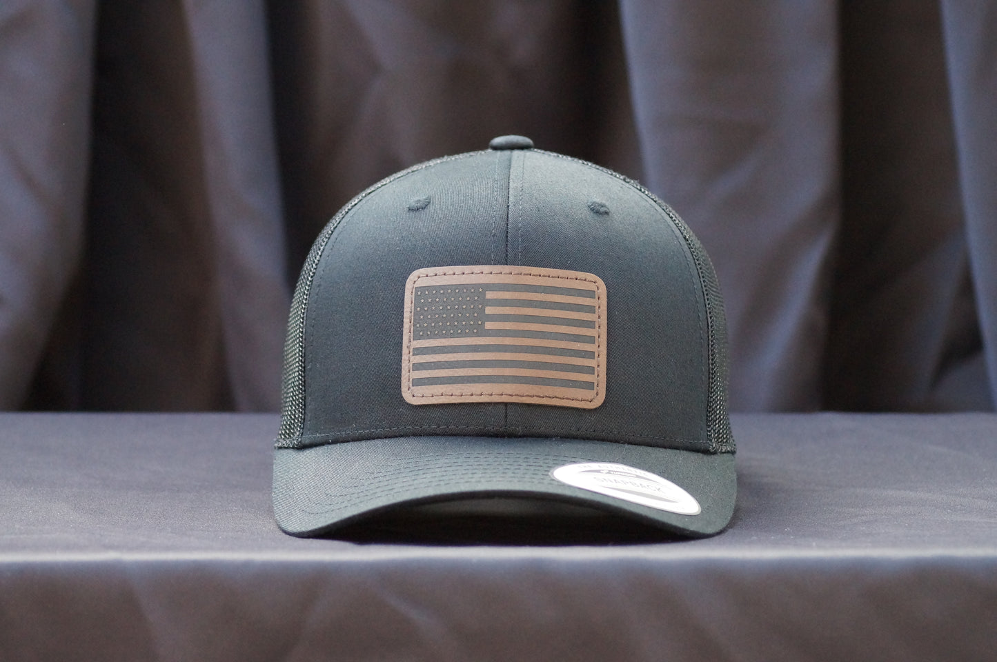 American Flag Patriot Patch Hat YP Snapback 6-panel