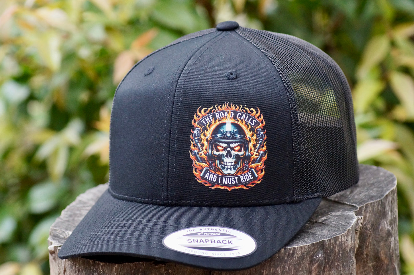 Harley Davidson Custom Theme Vintage Hat Adjustable Black