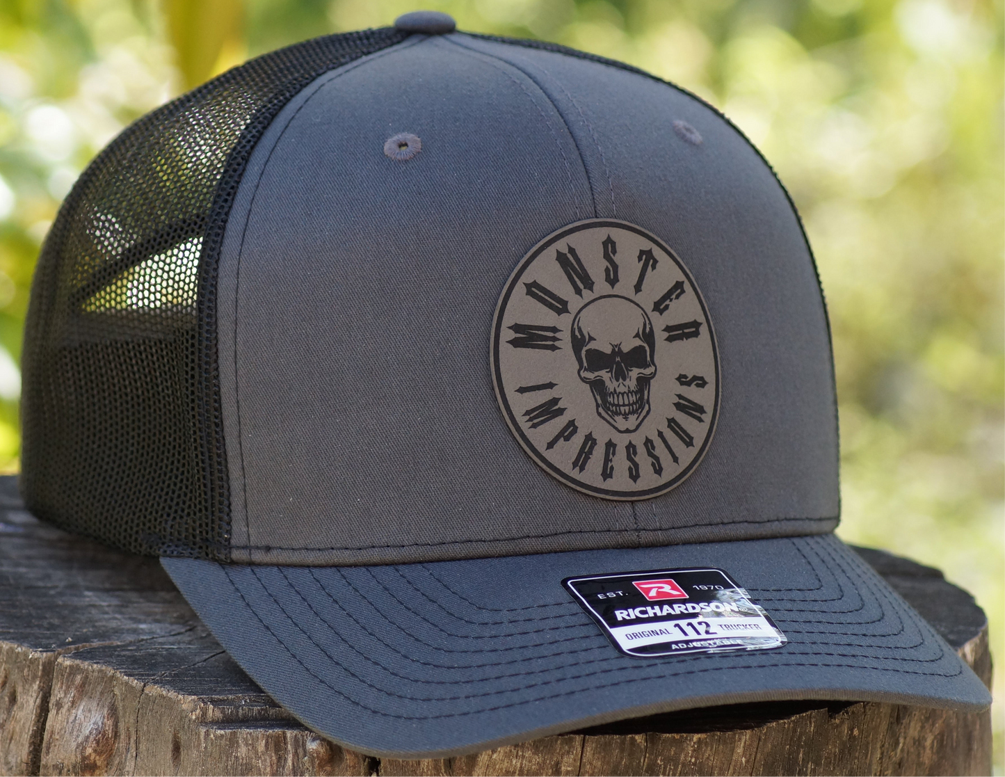 Richardson 112 Baseball Trucker Hat Adjustable Mesh Custom Limited Gray