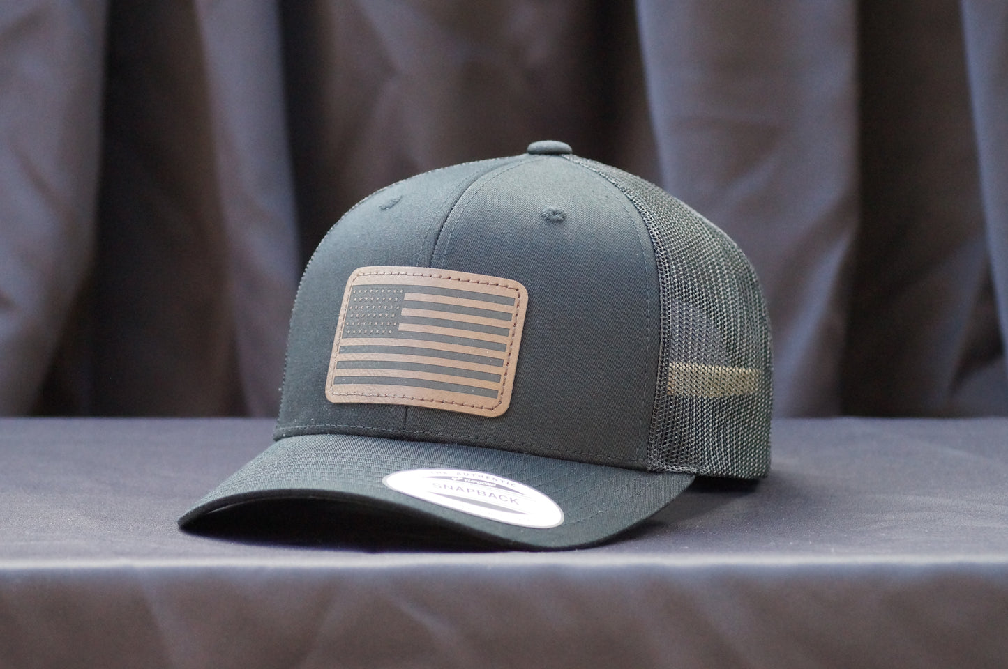 American Flag Patriot Patch Hat YP Snapback 6-panel