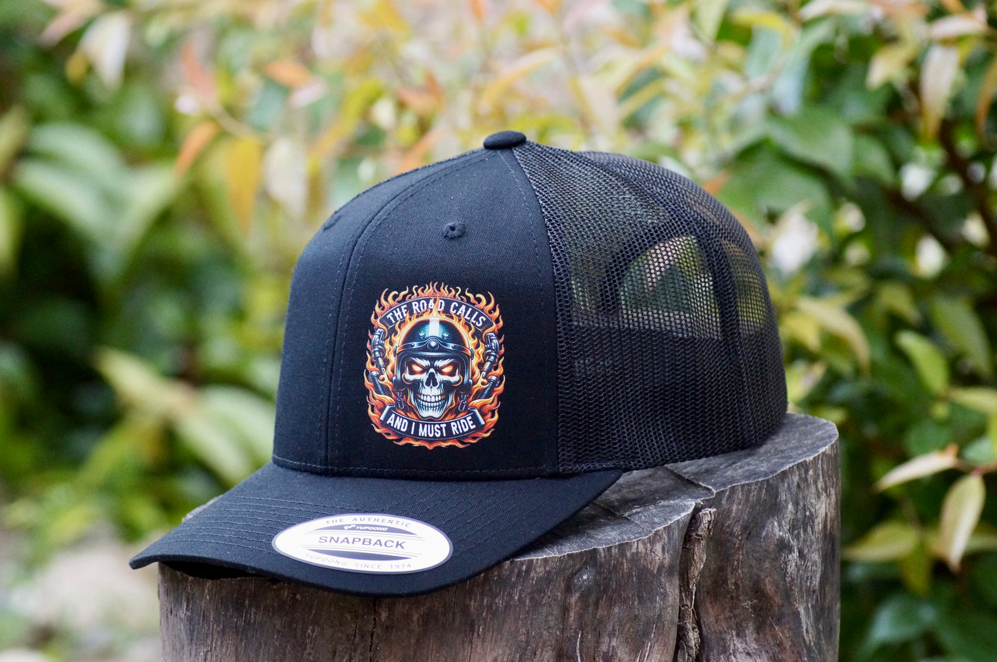 Harley Davidson Custom Theme Vintage Hat Adjustable Black