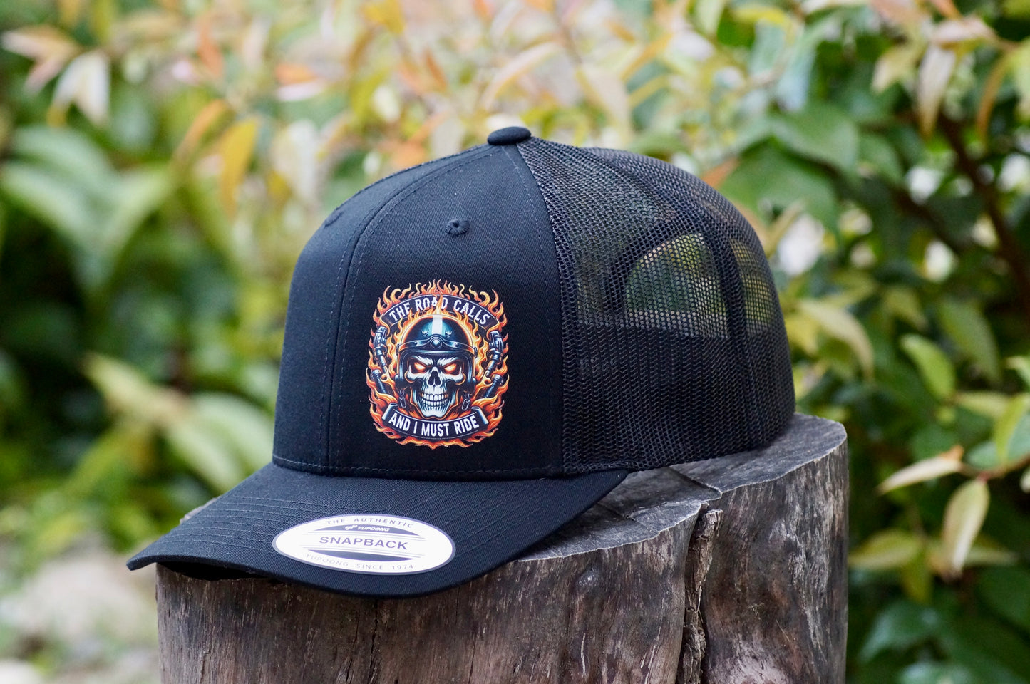 Harley Davidson Custom Theme Vintage Hat Adjustable Black