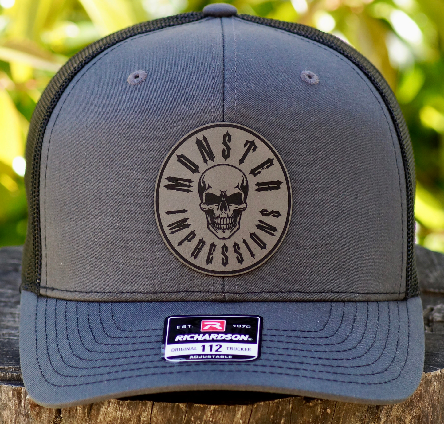 Richardson 112 Baseball Trucker Hat Adjustable Mesh Custom Limited Gray