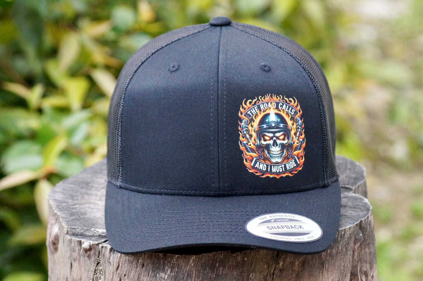 Harley Davidson Custom Theme Vintage Hat Adjustable Black