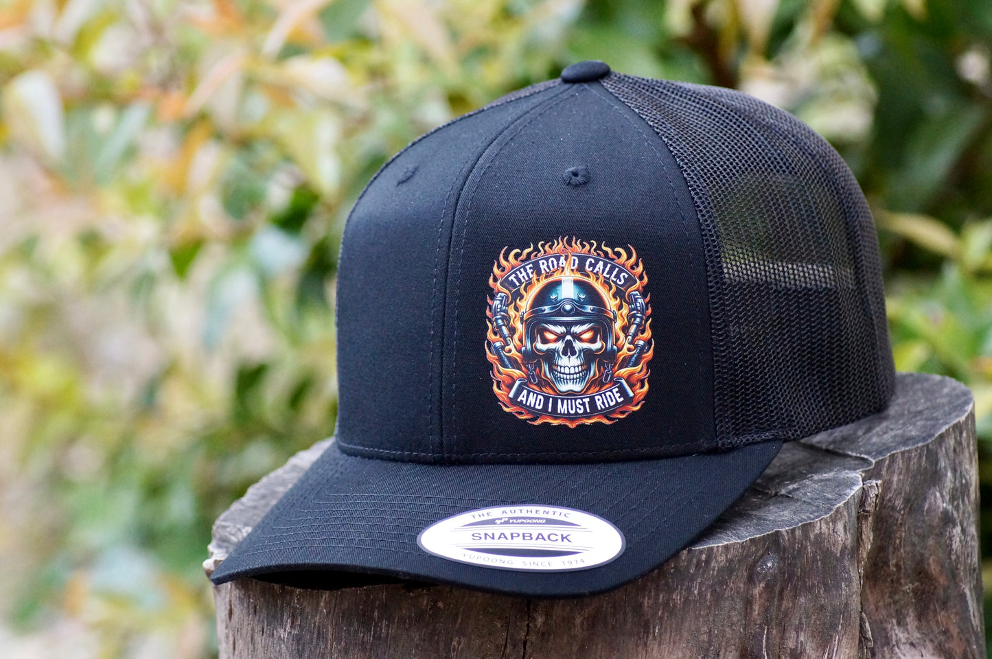 Harley Davidson Custom Theme Vintage Hat Adjustable Black