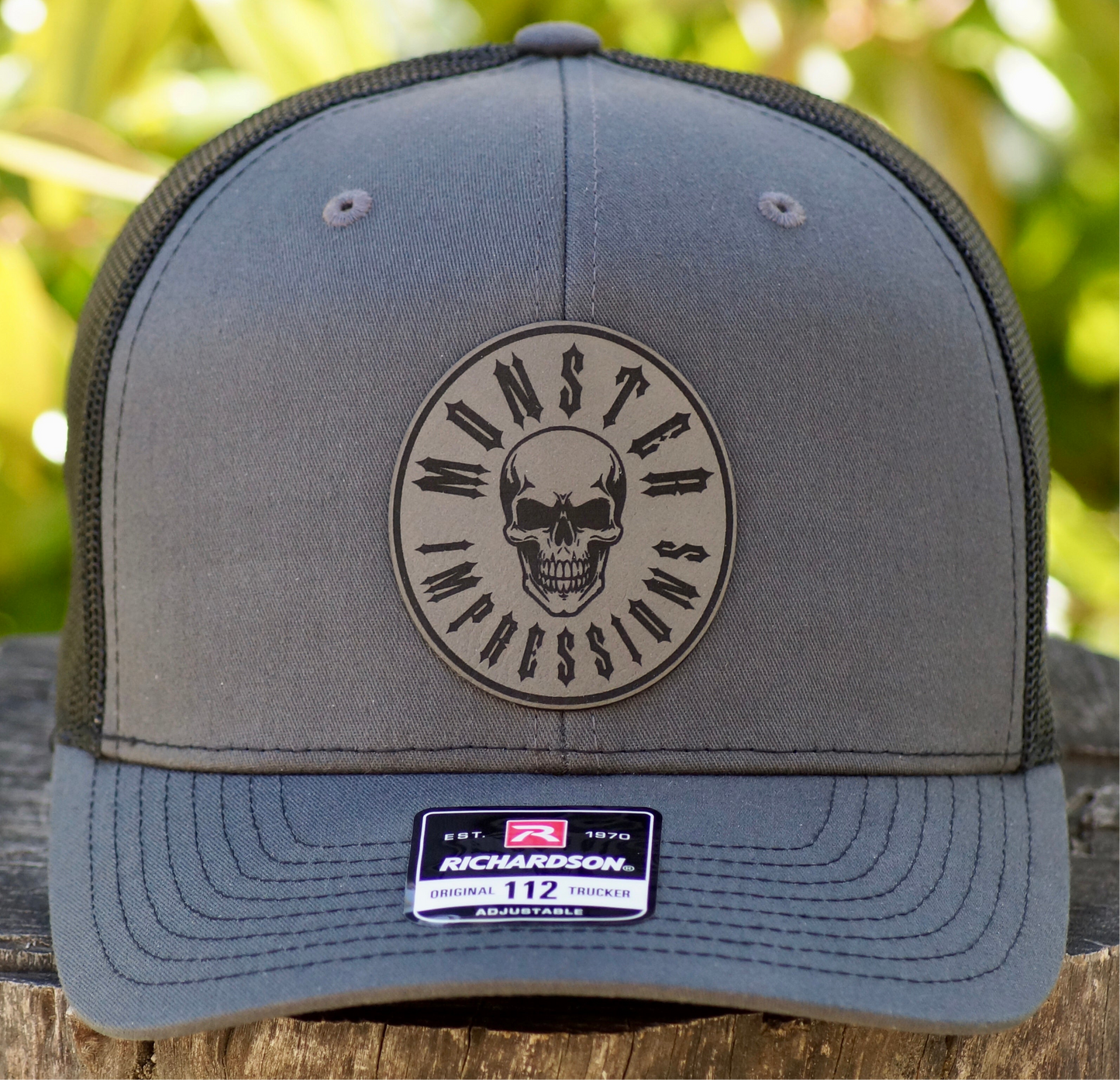 Richardson 112 Baseball Trucker Hat Adjustable Mesh Custom Limited Gray