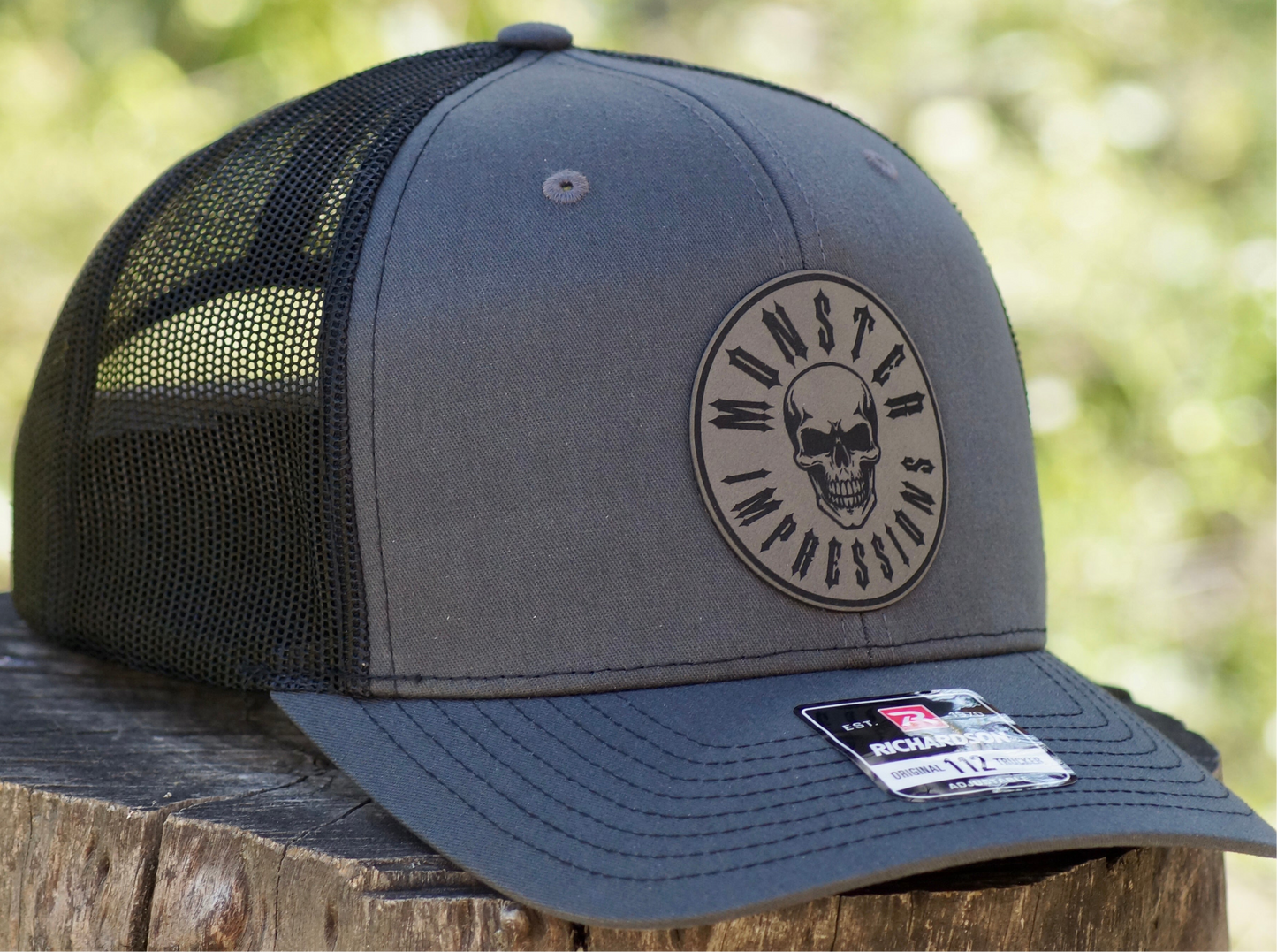 Richardson 112 Baseball Trucker Hat Adjustable Mesh Custom Limited Gray