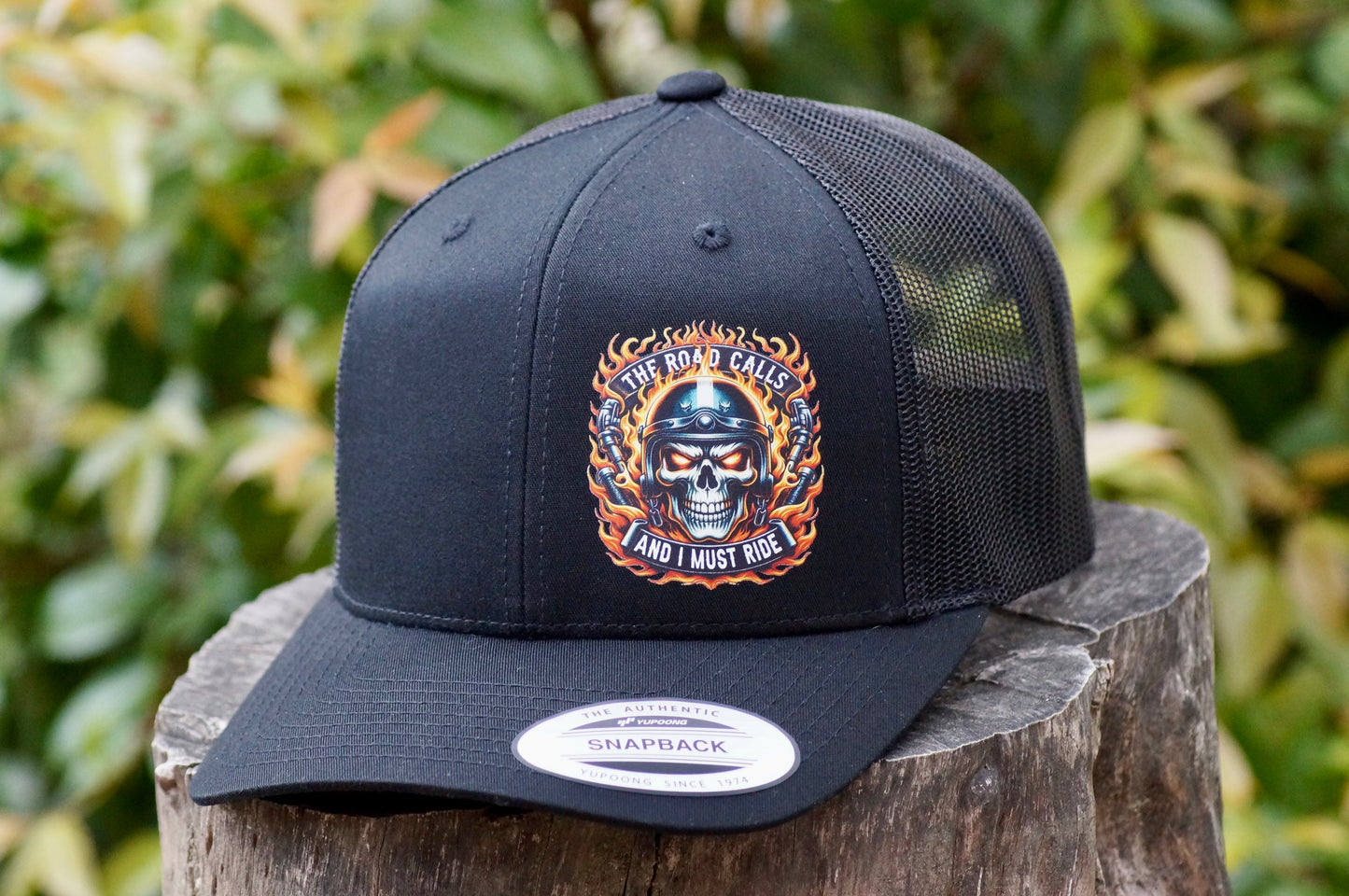 Harley Davidson Custom Theme Vintage Hat Adjustable Black