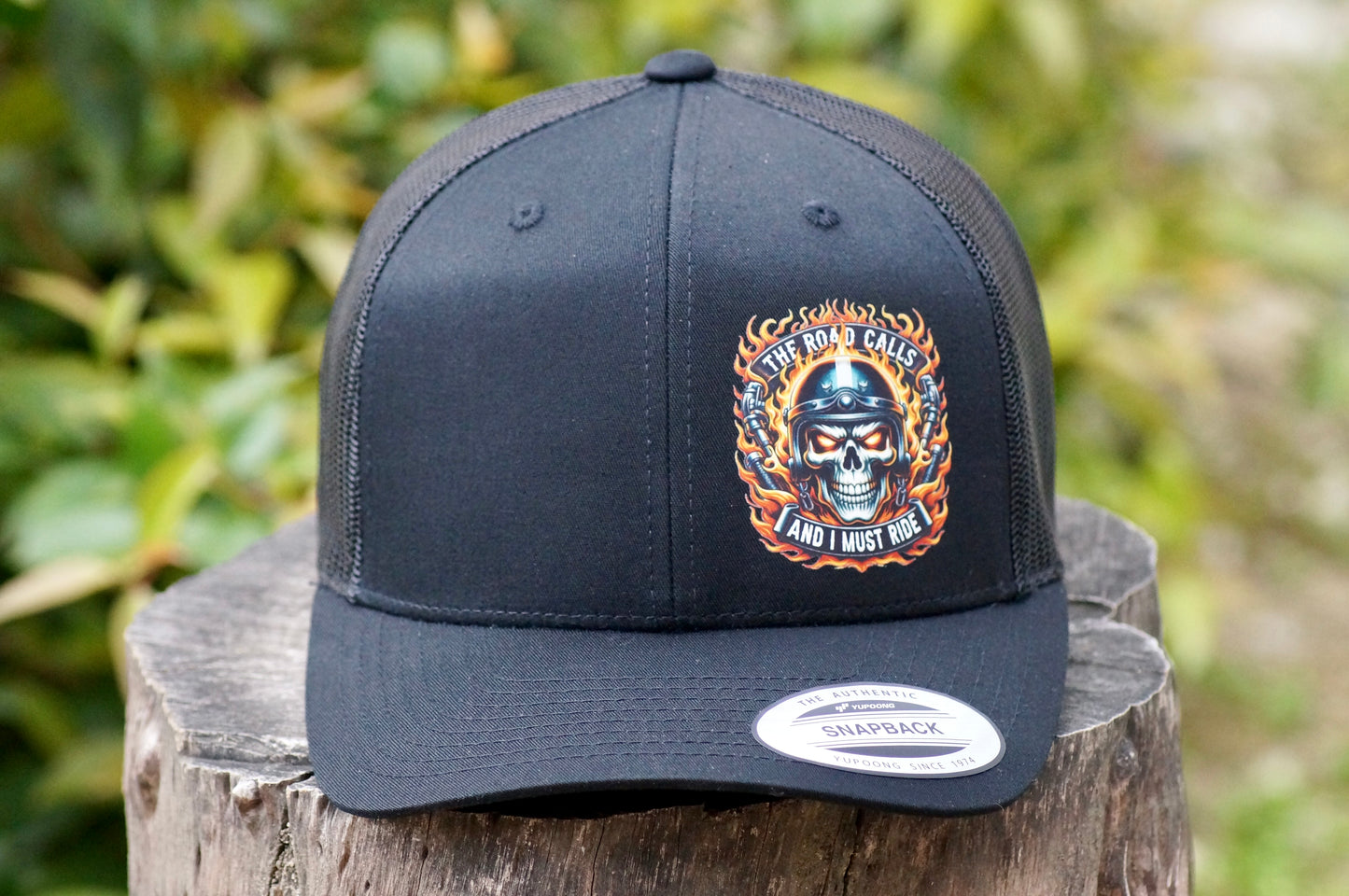 Harley Davidson Custom Theme Vintage Hat Adjustable Black
