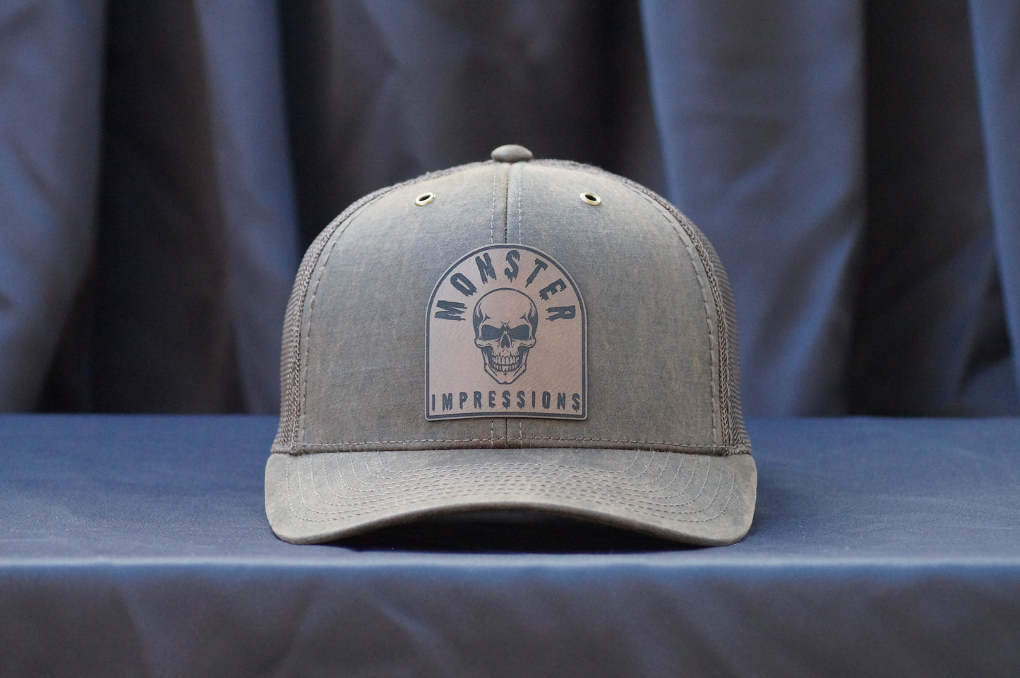 Monster Impressions Skull Tombstone Richardson Trucker Snapback 6panel Hat 112WF