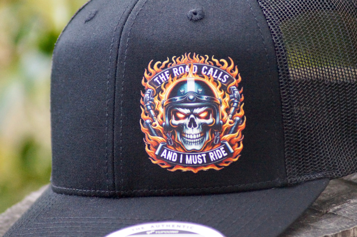 Harley Davidson Custom Theme Vintage Hat Adjustable Black