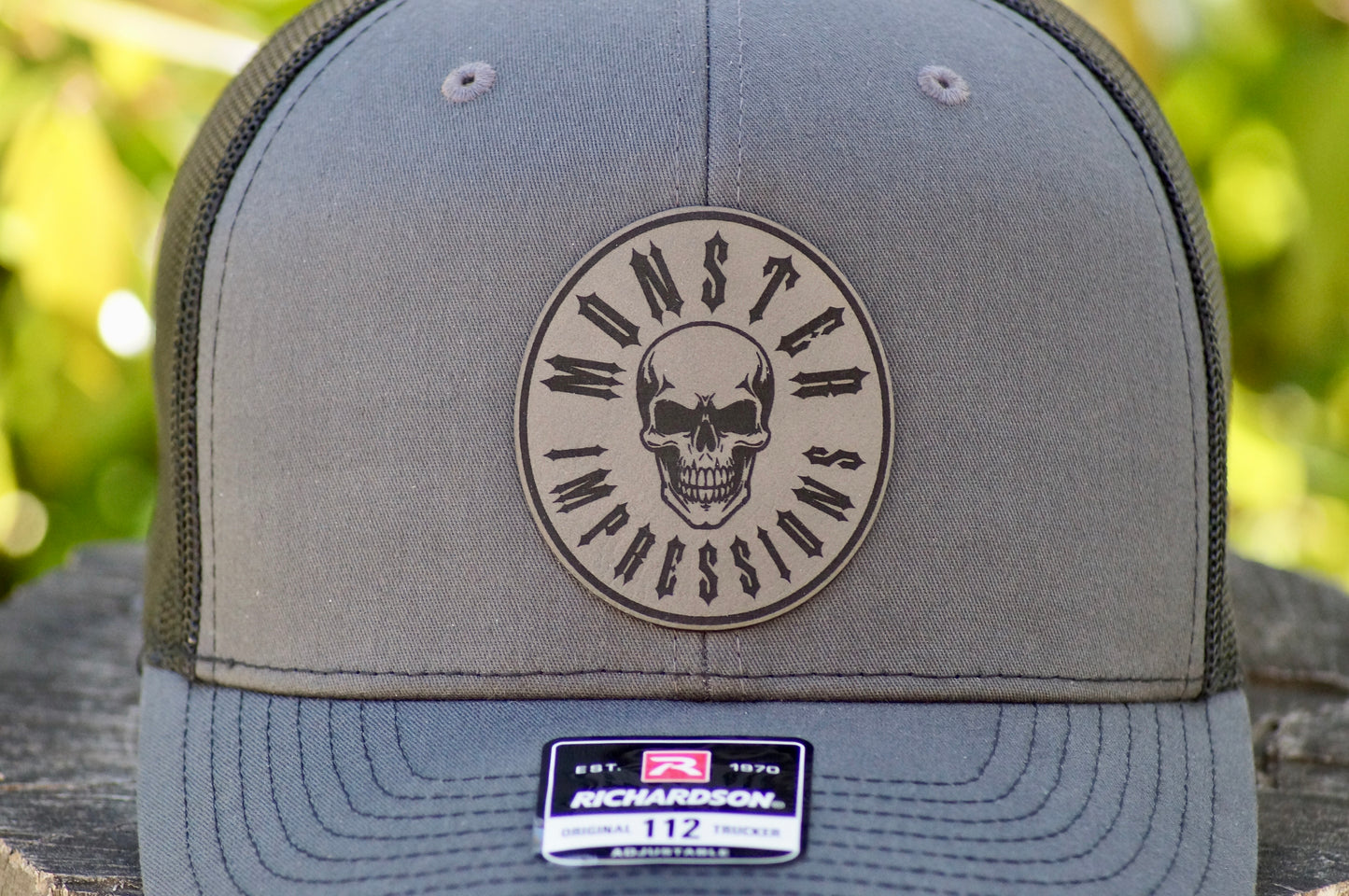 Richardson 112 Baseball Trucker Hat Adjustable Mesh Custom Limited Gray