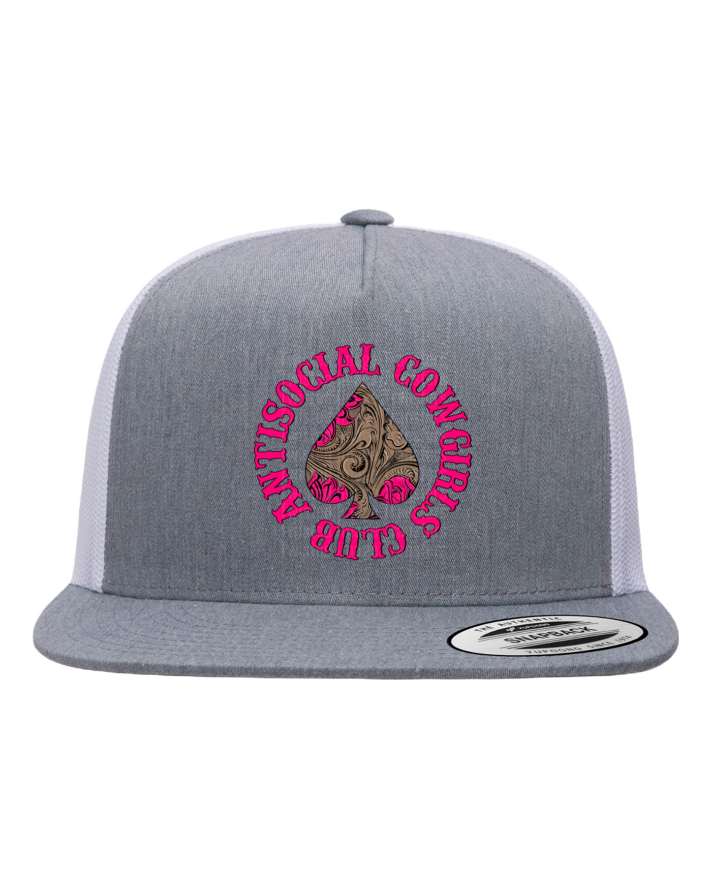 Antisocial Cowgirls Club YP Classics Trucker Baseball Adjustable Snap Back Mesh