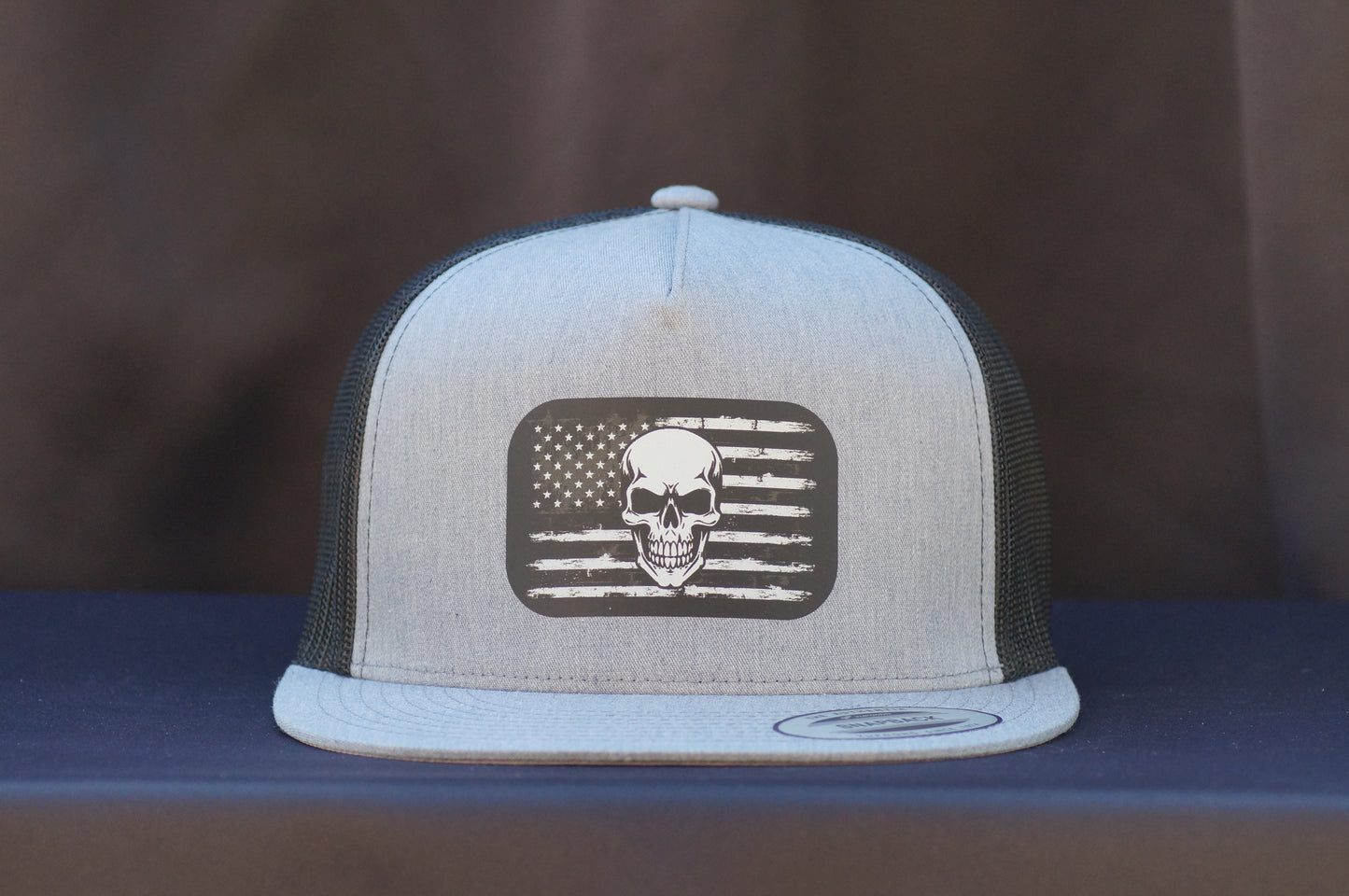 Monster Impressions Skull Flag Trucker Snapback Hat