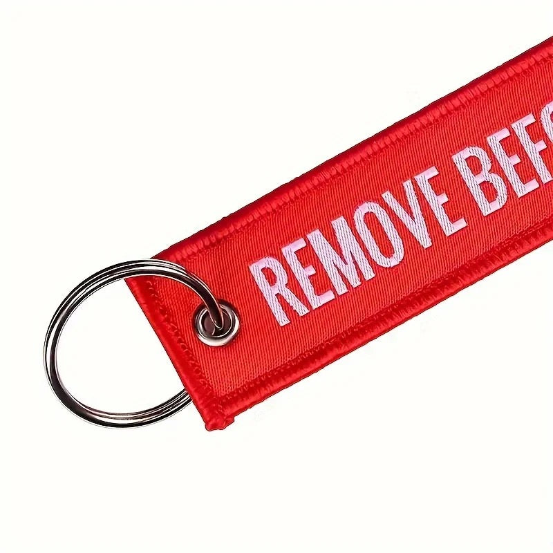 Remove Before Flight Keychain