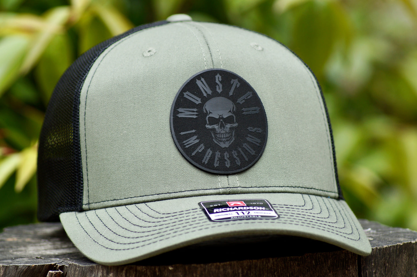 Richardson 112 Baseball Trucker Hat Adjustable Mesh Custom Limited Army Green