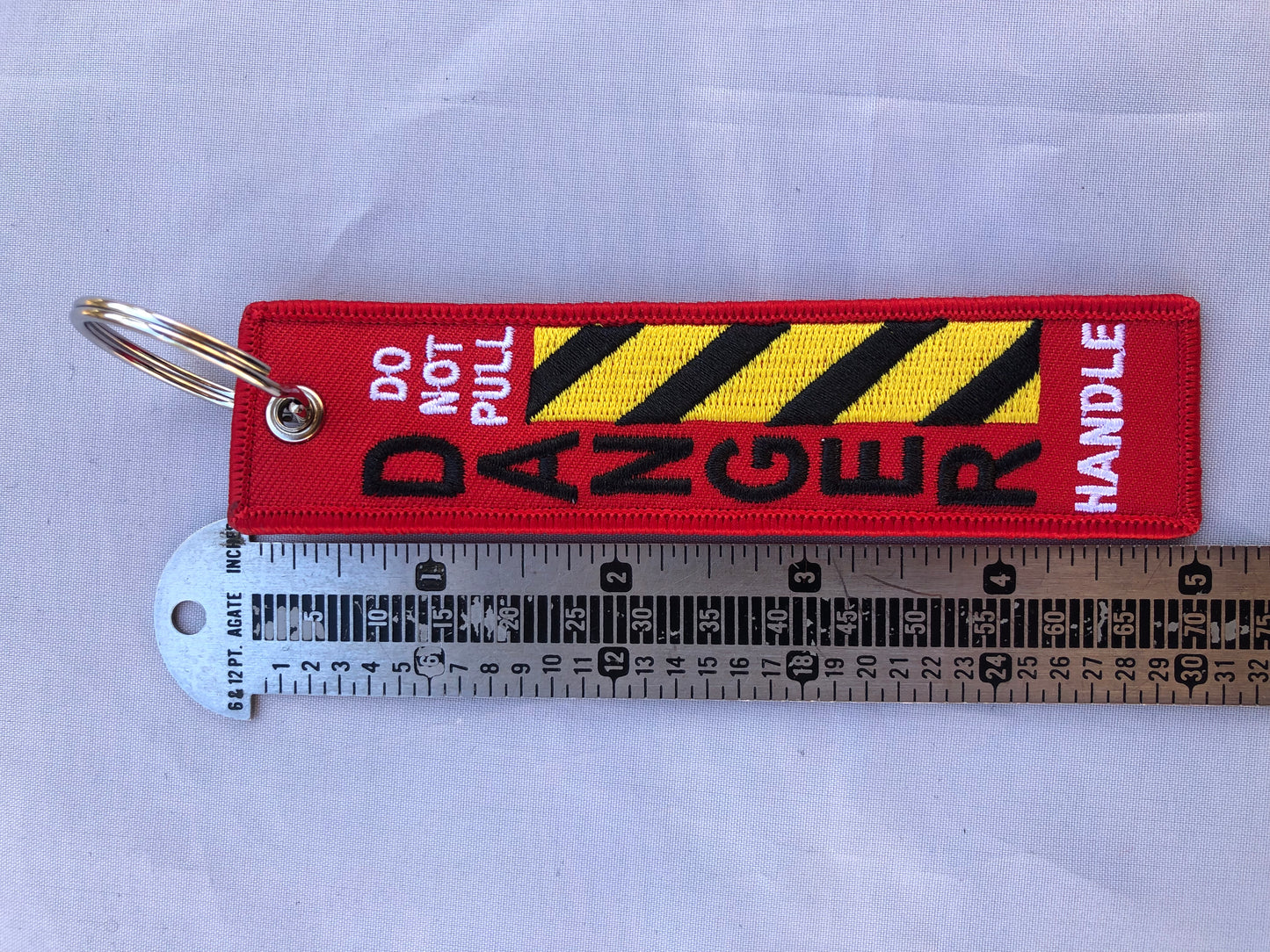 Do Not Pull Handle Danger Keychain Set Of 3