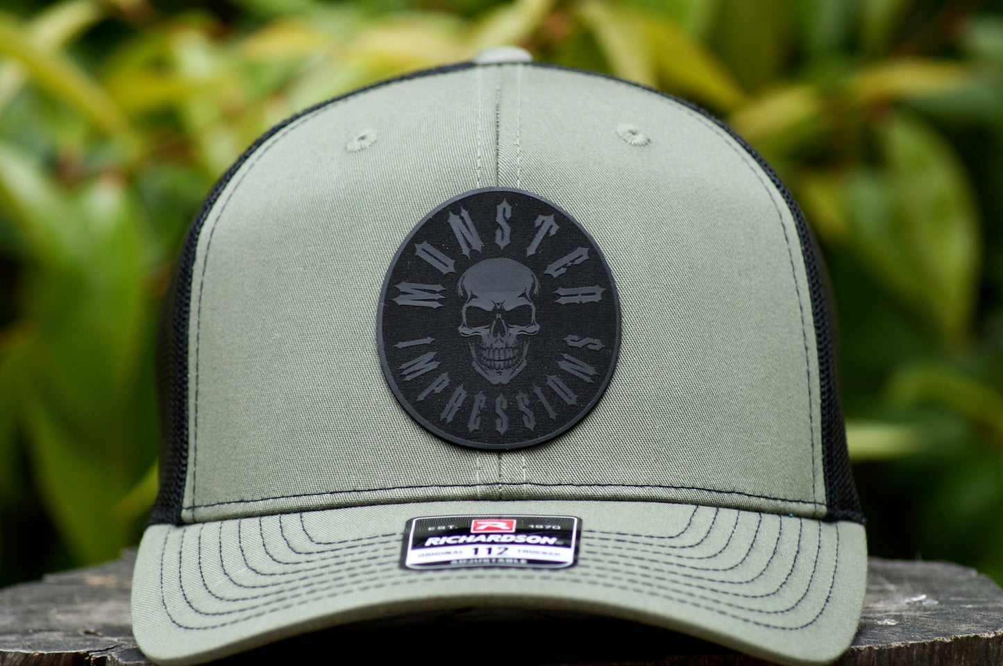 Richardson 112 Baseball Trucker Hat Adjustable Mesh Custom Limited Army Green