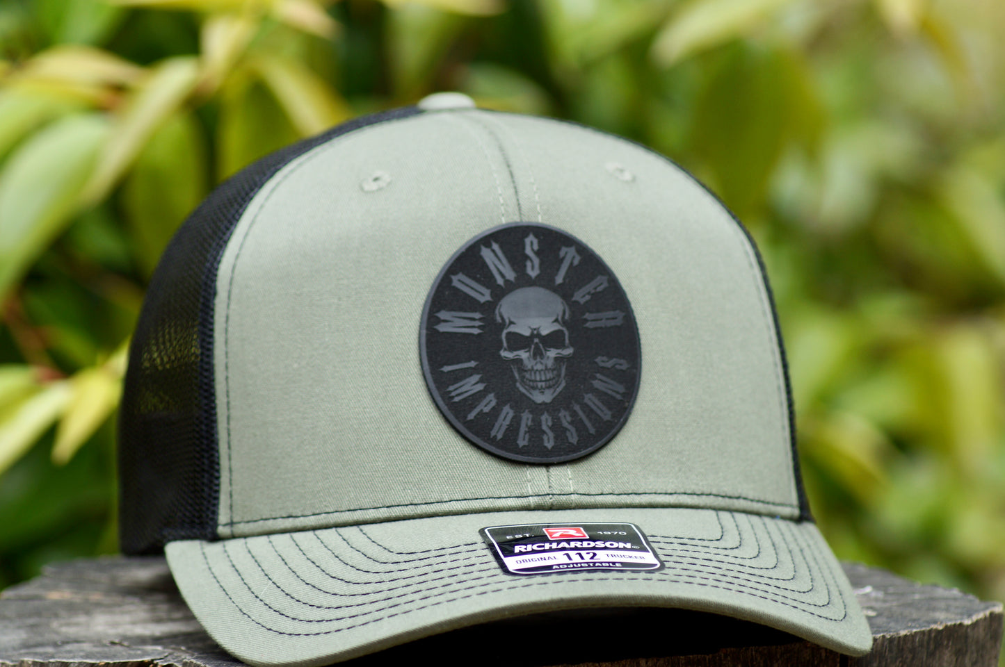 Richardson 112 Baseball Trucker Hat Adjustable Mesh Custom Limited Army Green