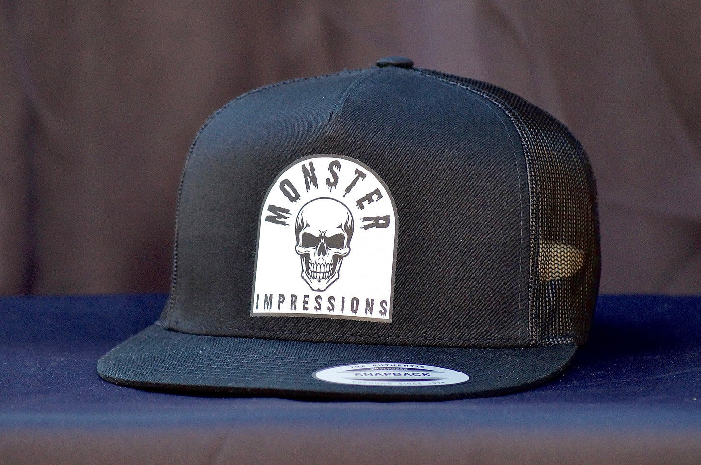 Monster Impressions Skull Tombstone Classic Trucker Snapback Hat