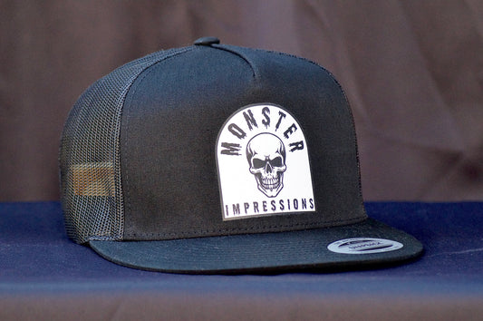 Monster Impressions Skull Tombstone Classic Trucker Snapback Hat