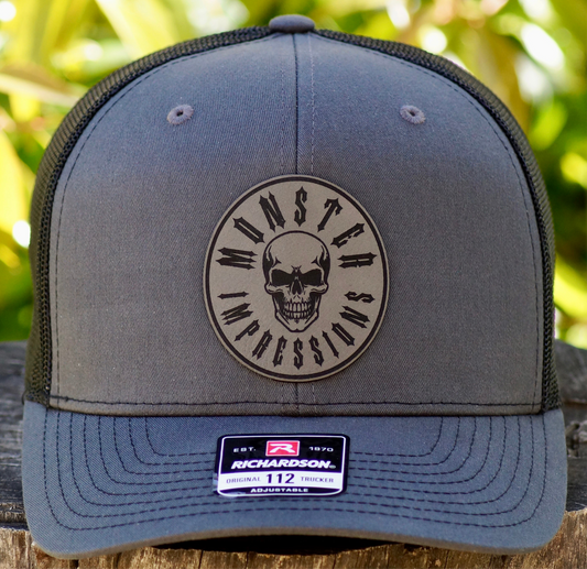 Richardson 112 Baseball Trucker Hat Adjustable Mesh Custom Limited Gray