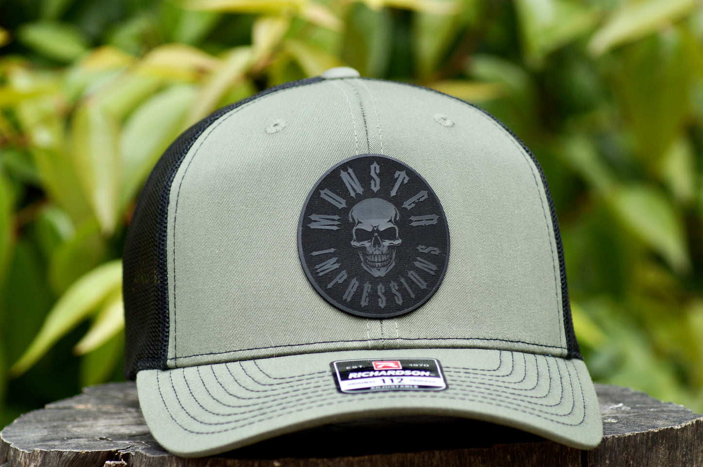 Richardson 112 Baseball Trucker Hat Adjustable Mesh Custom Limited Army Green