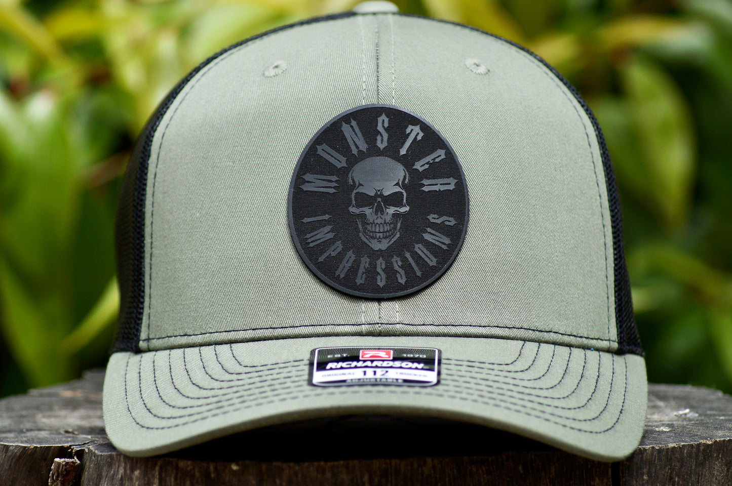 Richardson 112 Baseball Trucker Hat Adjustable Mesh Custom Limited Army Green