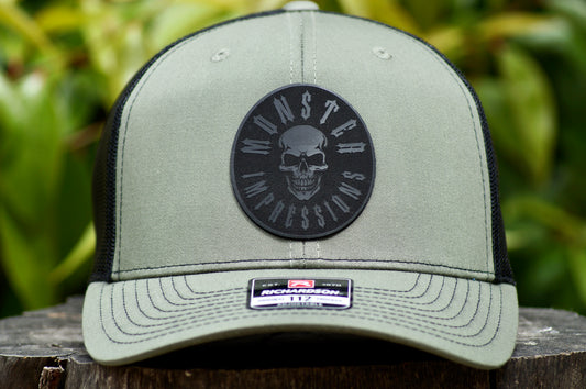 Richardson 112 Baseball Trucker Hat Adjustable Mesh Custom Limited Army Green