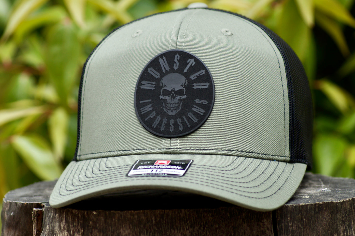 Richardson 112 Baseball Trucker Hat Adjustable Mesh Custom Limited Army Green