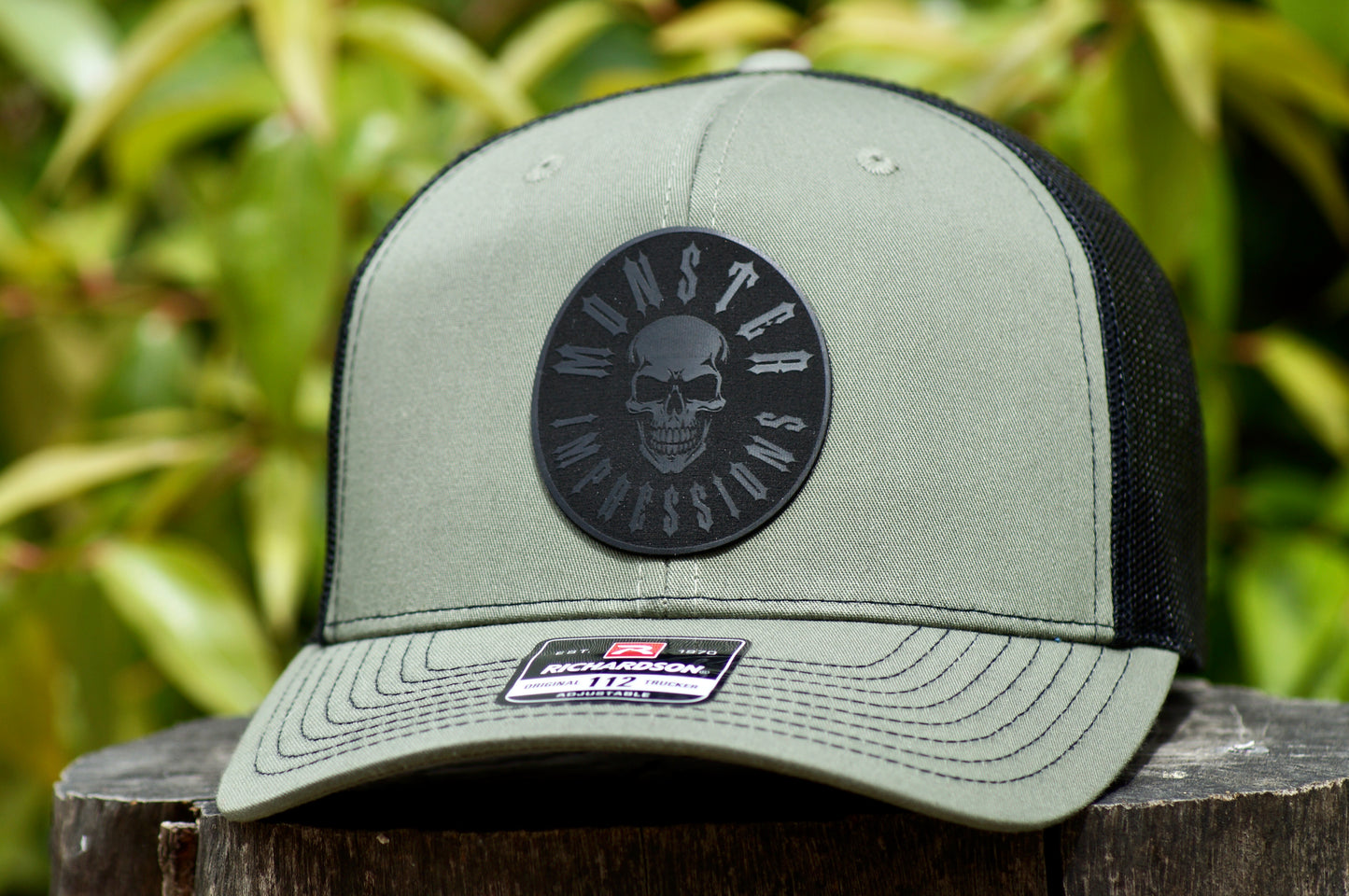 Richardson 112 Baseball Trucker Hat Adjustable Mesh Custom Limited Army Green