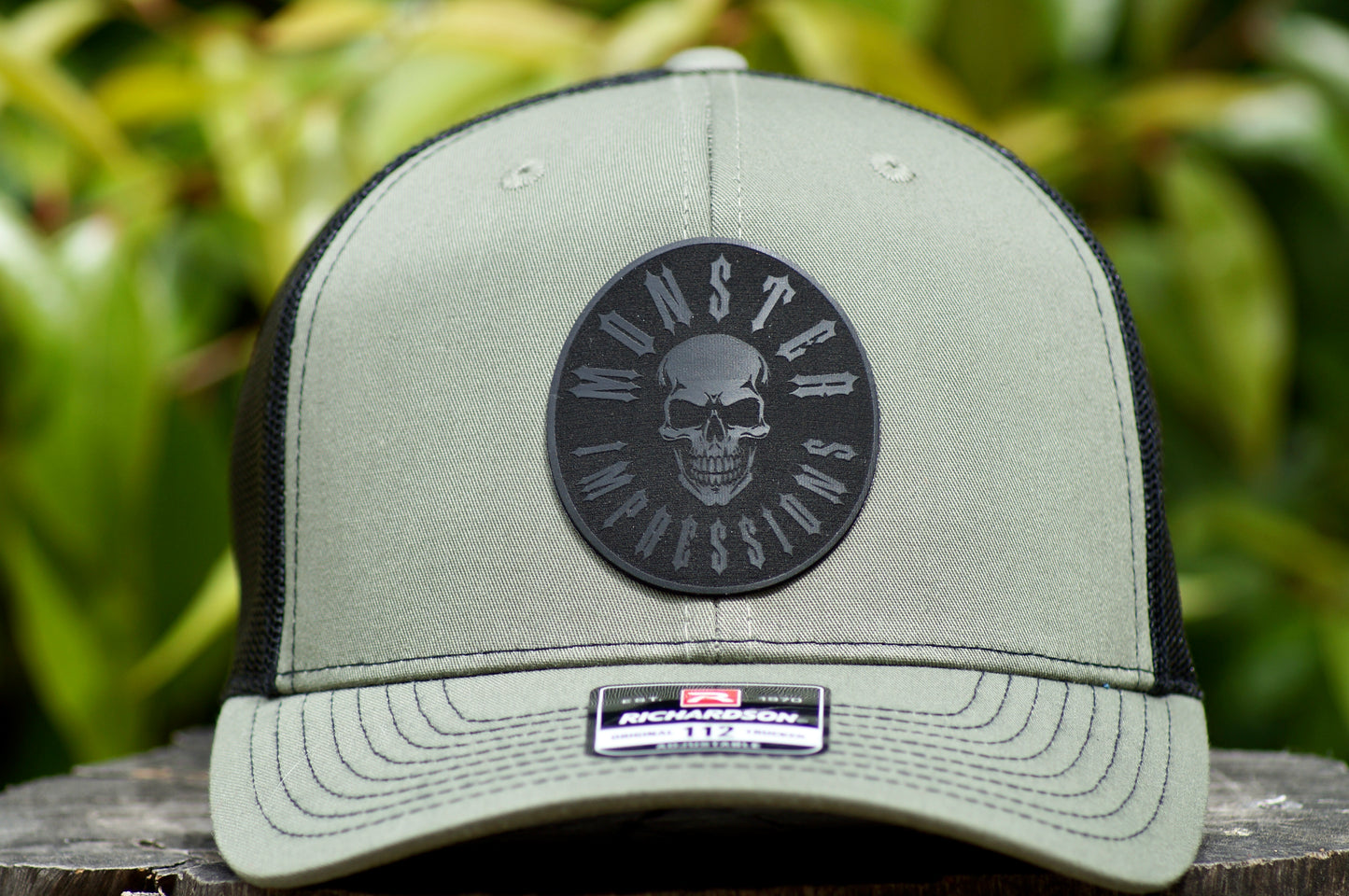 Richardson 112 Baseball Trucker Hat Adjustable Mesh Custom Limited Army Green