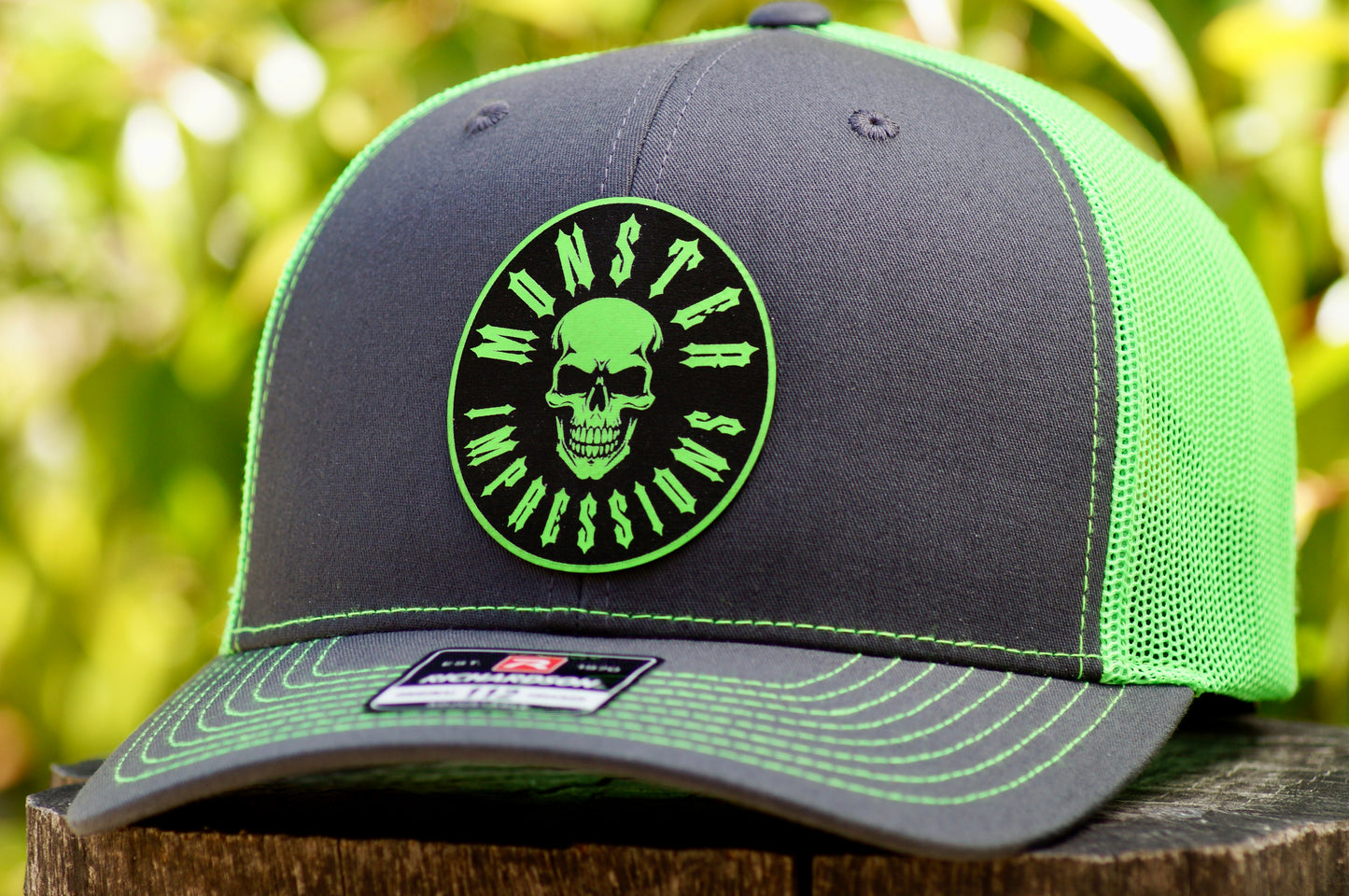 Richardson 112 Baseball Trucker Hat Monster Impressions Limited Adjustable Snap