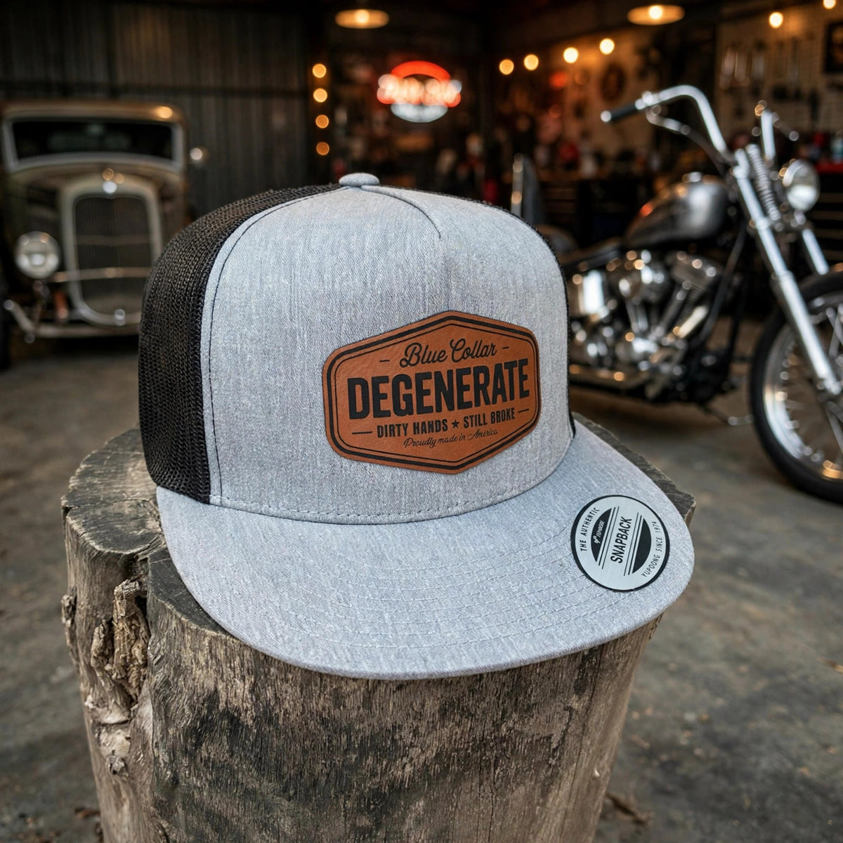 Blue Collar Degenerate trucker hat - photo 2
