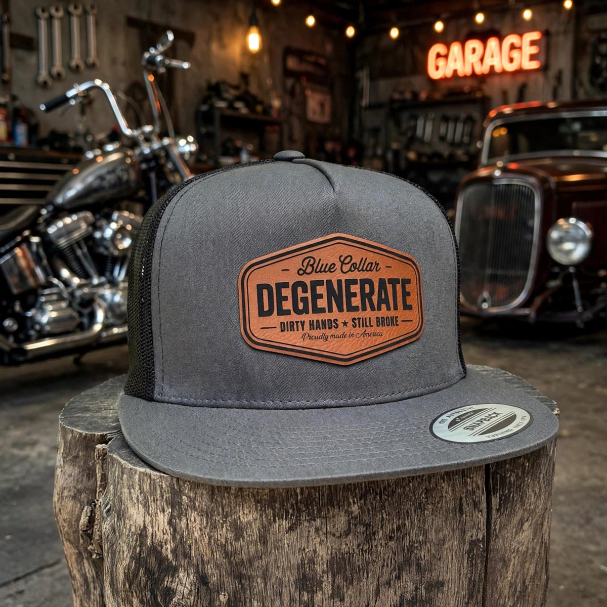 Blue Collar Degenerate trucker hat - photo 5