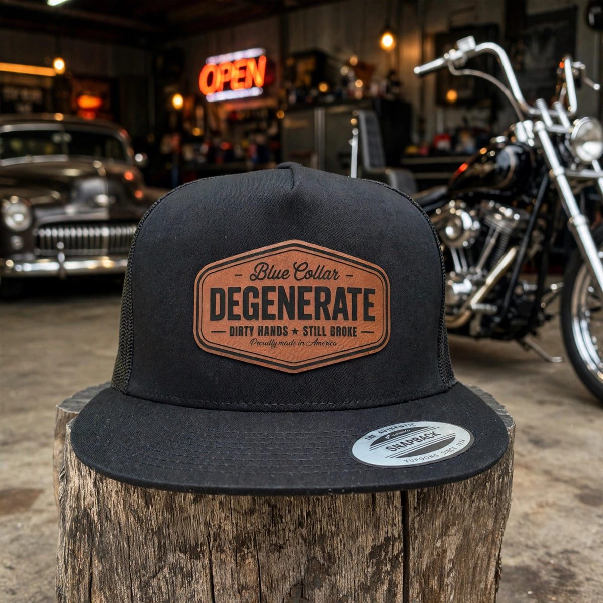Blue Collar Degenerate trucker hat - photo 6
