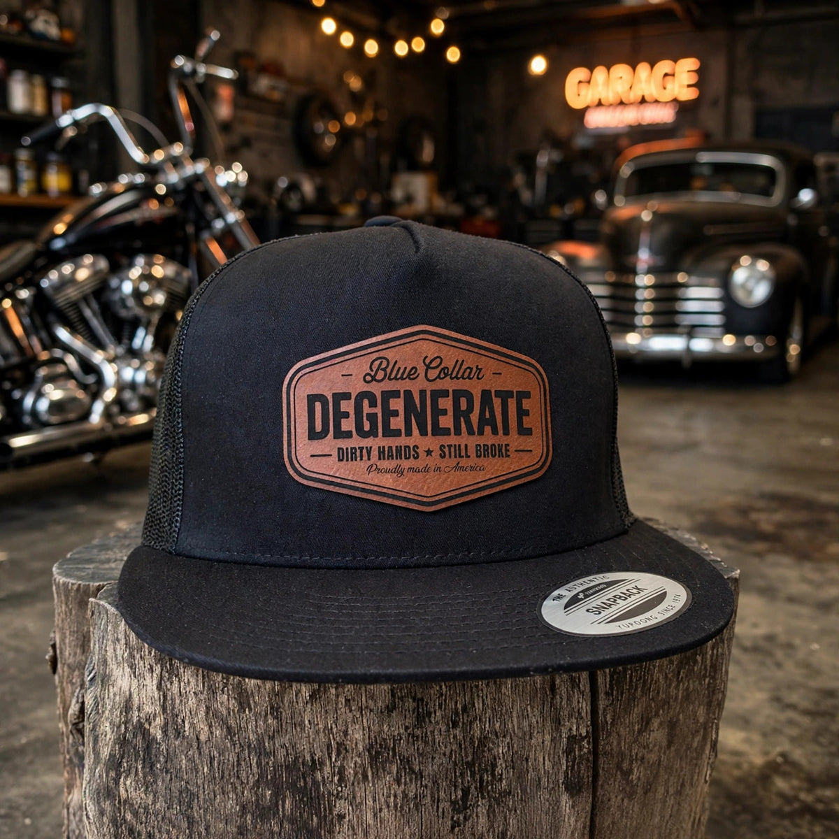 Blue Collar Degenerate trucker hat - photo 7