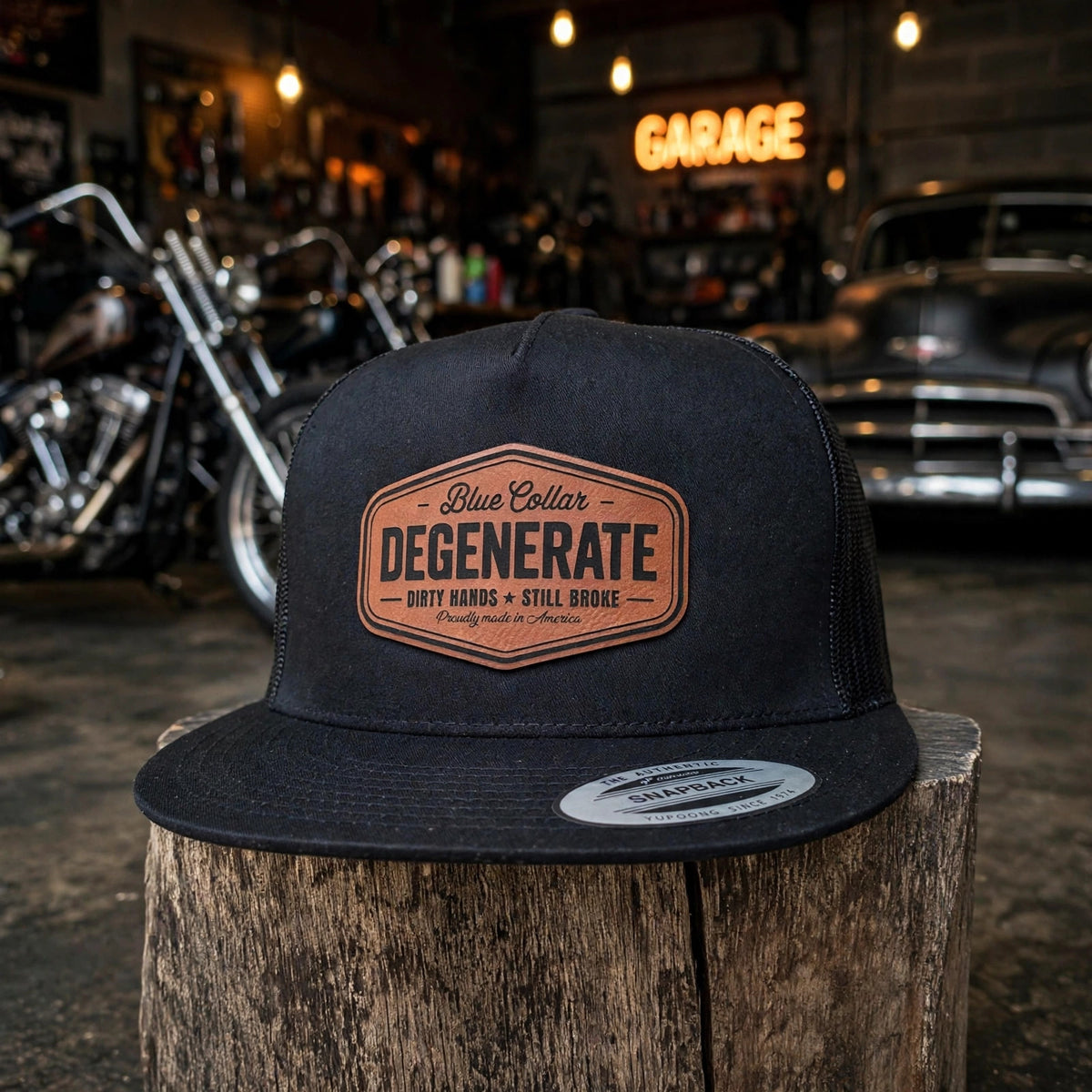 Blue Collar Degenerate trucker hat - photo 8